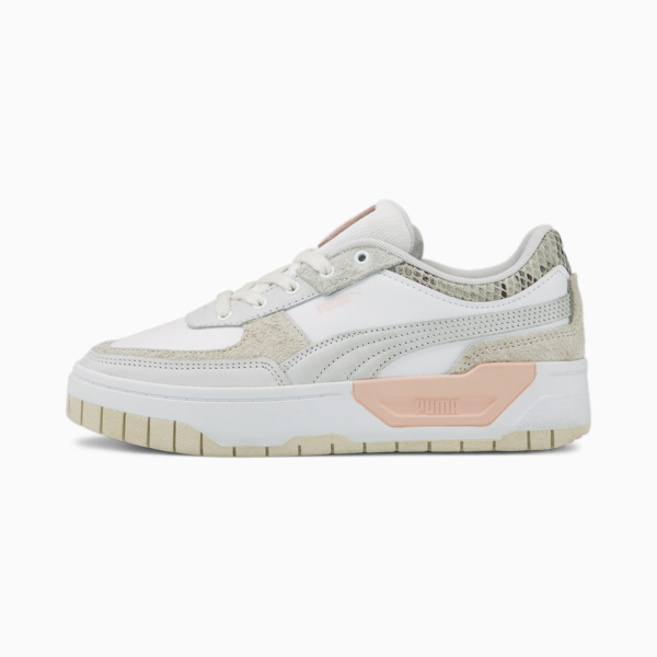 Cali Dream Animalia Snake Sneakers Women, PUMA White-PUMA White-Pristine, large-ZAF