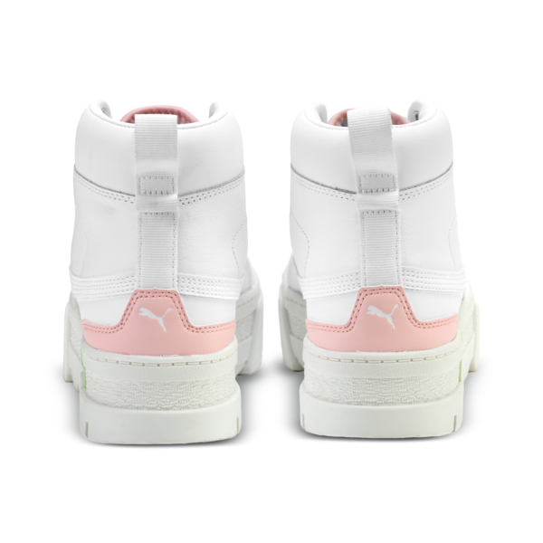 Zapatillas Mayze Binding para mujer, PUMA White-Rose Dust, large-ARG