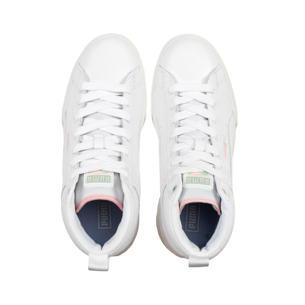 Zapatillas Mayze Binding para mujer, PUMA White-Rose Dust, large-ARG