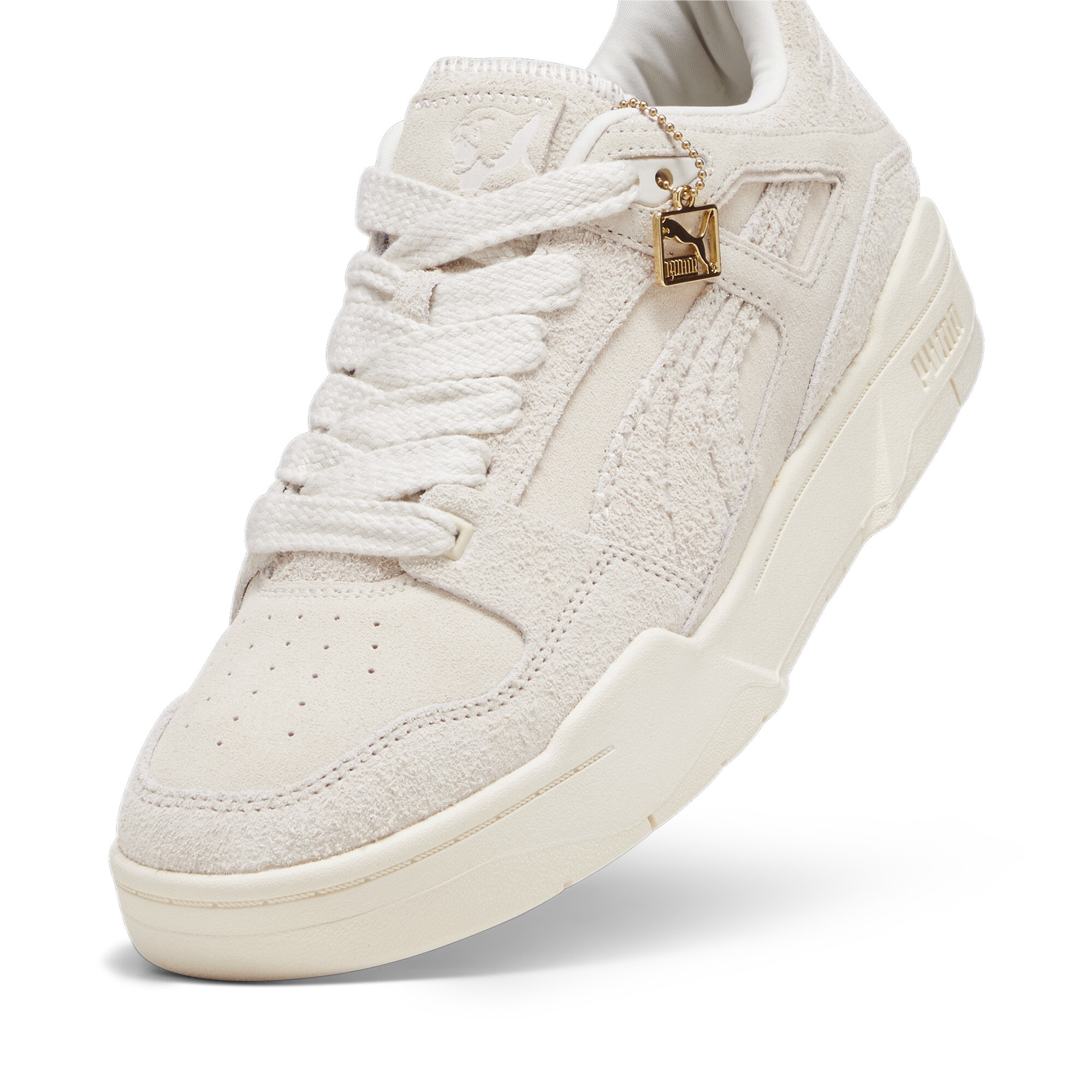 Men's PUMA Slipstream Reclaim Suede Sneakers In White, Size EU 40