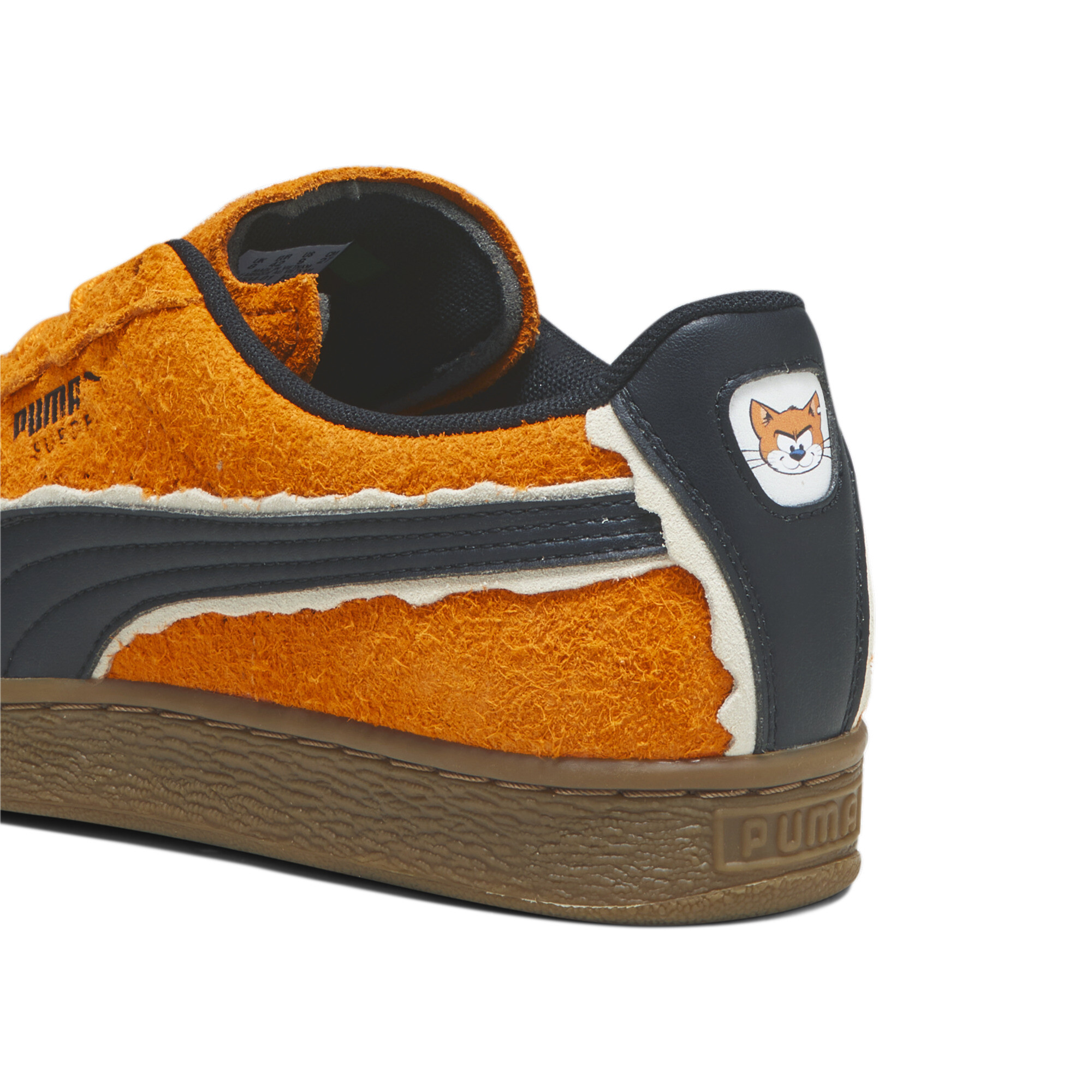 Men's PUMA X THE SMURFS Suede Sneakers In Orange, Size EU 42.5
