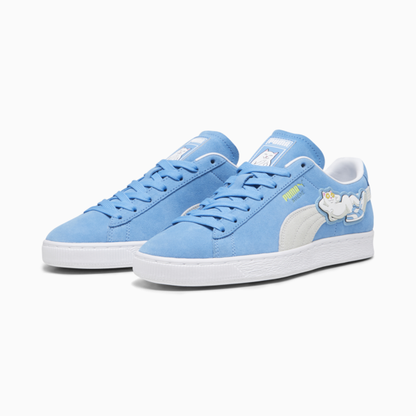 PUMA x RIPNDIP Suede Blue Sneakers, Regal Blue-PUMA White, large-ZAF