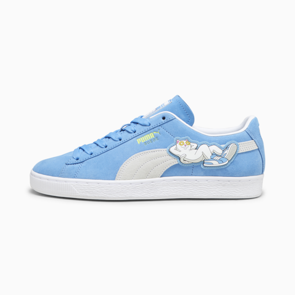 PUMA x RIPNDIP Suede Blue Sneakers, Regal Blue-PUMA White, large-ZAF