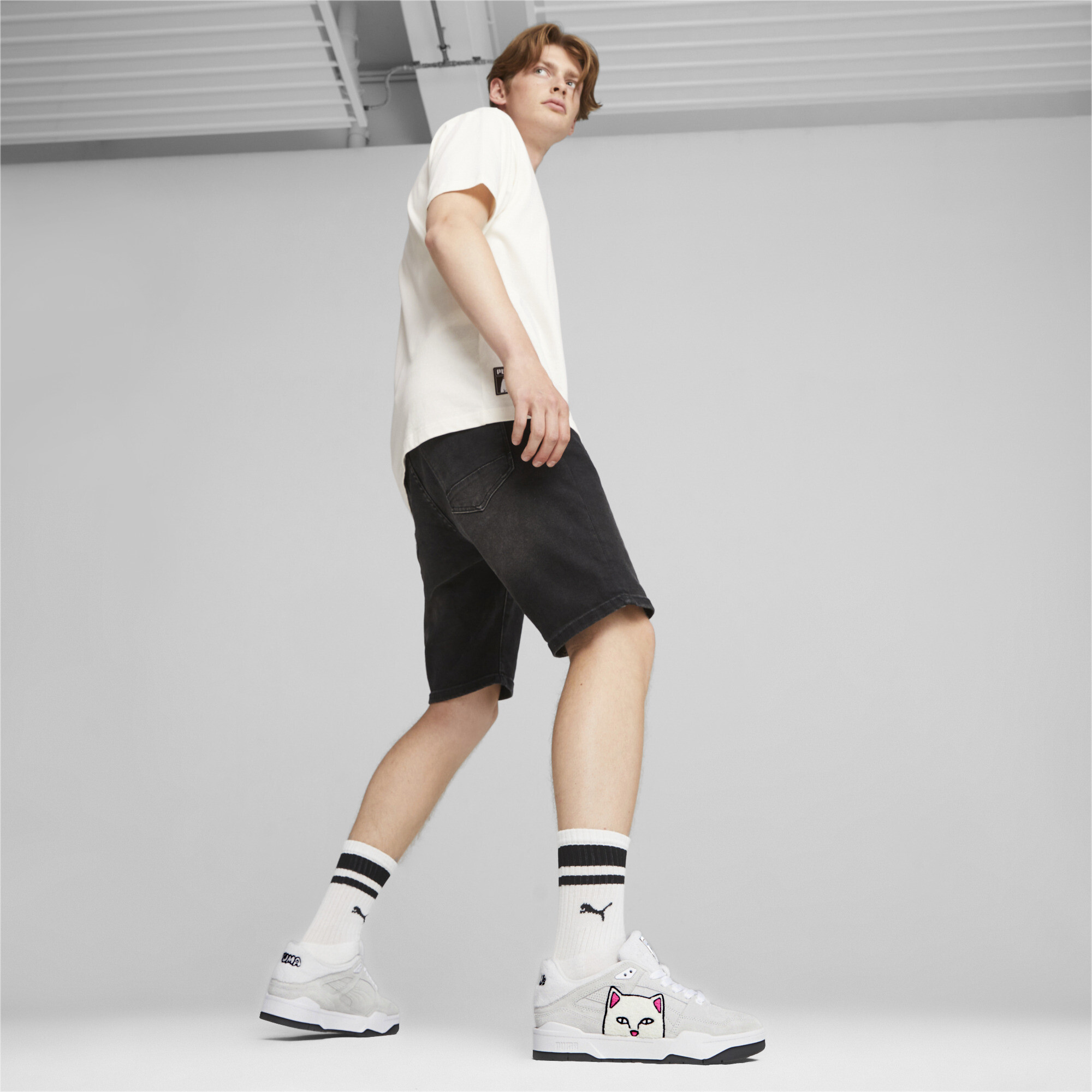 Men's PUMA X RIPNDIP Slipstream Sneakers In White, Size EU 40