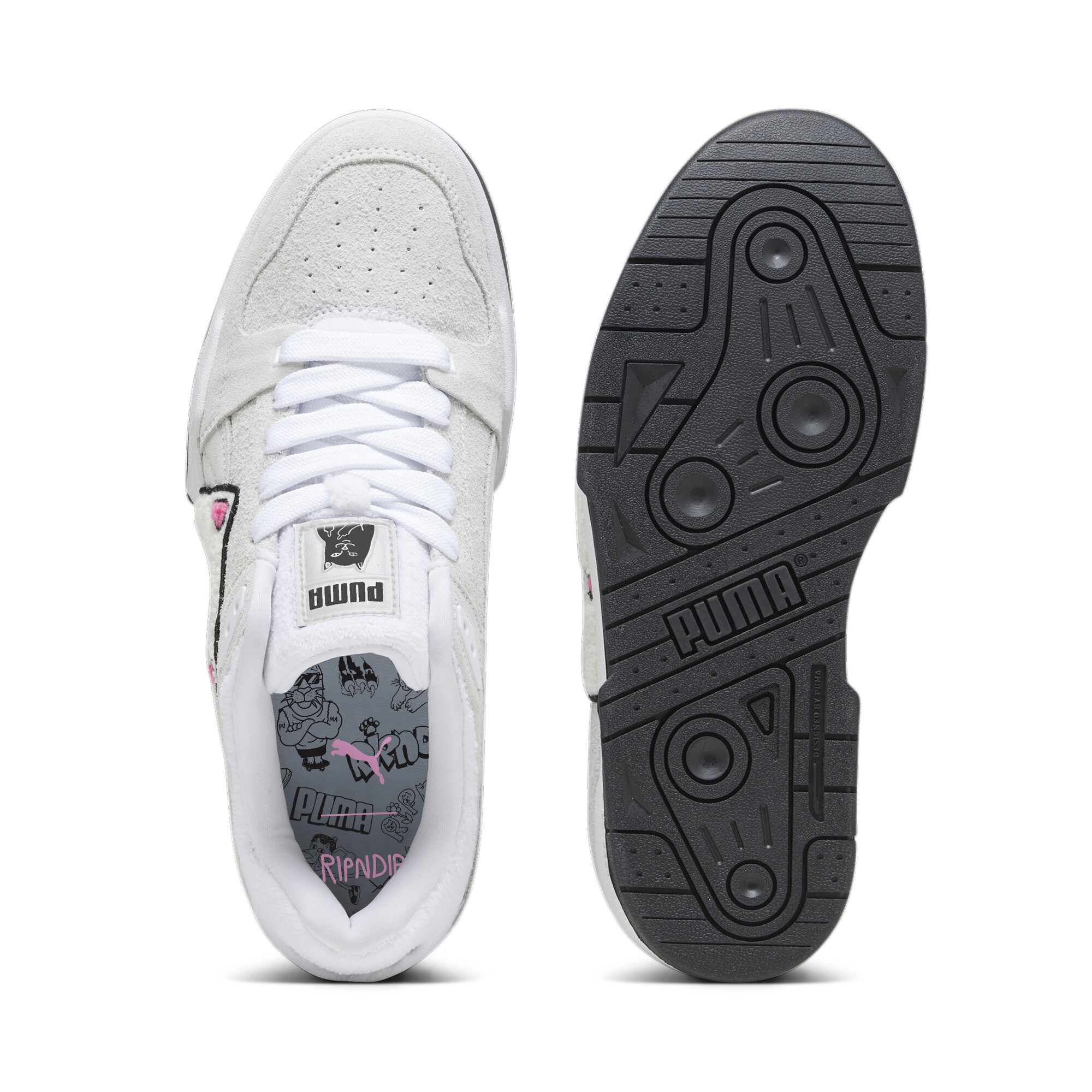 Men's PUMA X RIPNDIP Slipstream Sneakers In White, Size EU 40