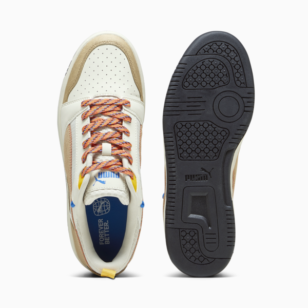 Rebound v6 Low Open Road Sneakers, Alpine Snow-Sand Dune-Hot Heat-Yellow Sizzle-Ultra Blue, large-ZAF