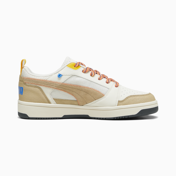 Rebound v6 Low Open Road Sneakers, Alpine Snow-Sand Dune-Hot Heat-Yellow Sizzle-Ultra Blue, large-ZAF