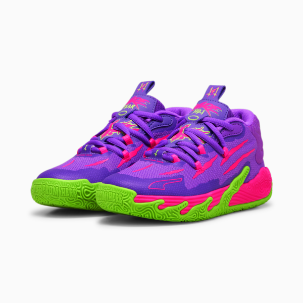 MB.03 Toxic Kids' Basketball Shoes, Purple Glimmer-Green Gecko, large-ZAF