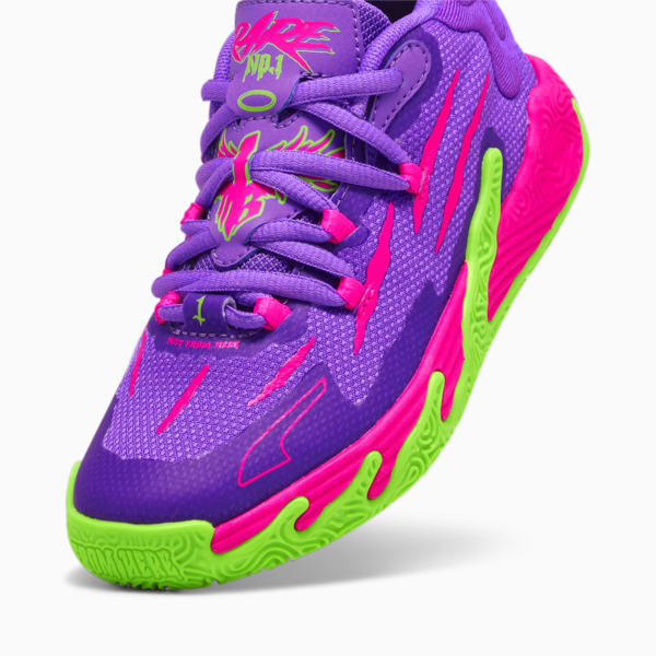 MB.03 Toxic Kids' Basketball Shoes, Purple Glimmer-Green Gecko, large-ZAF