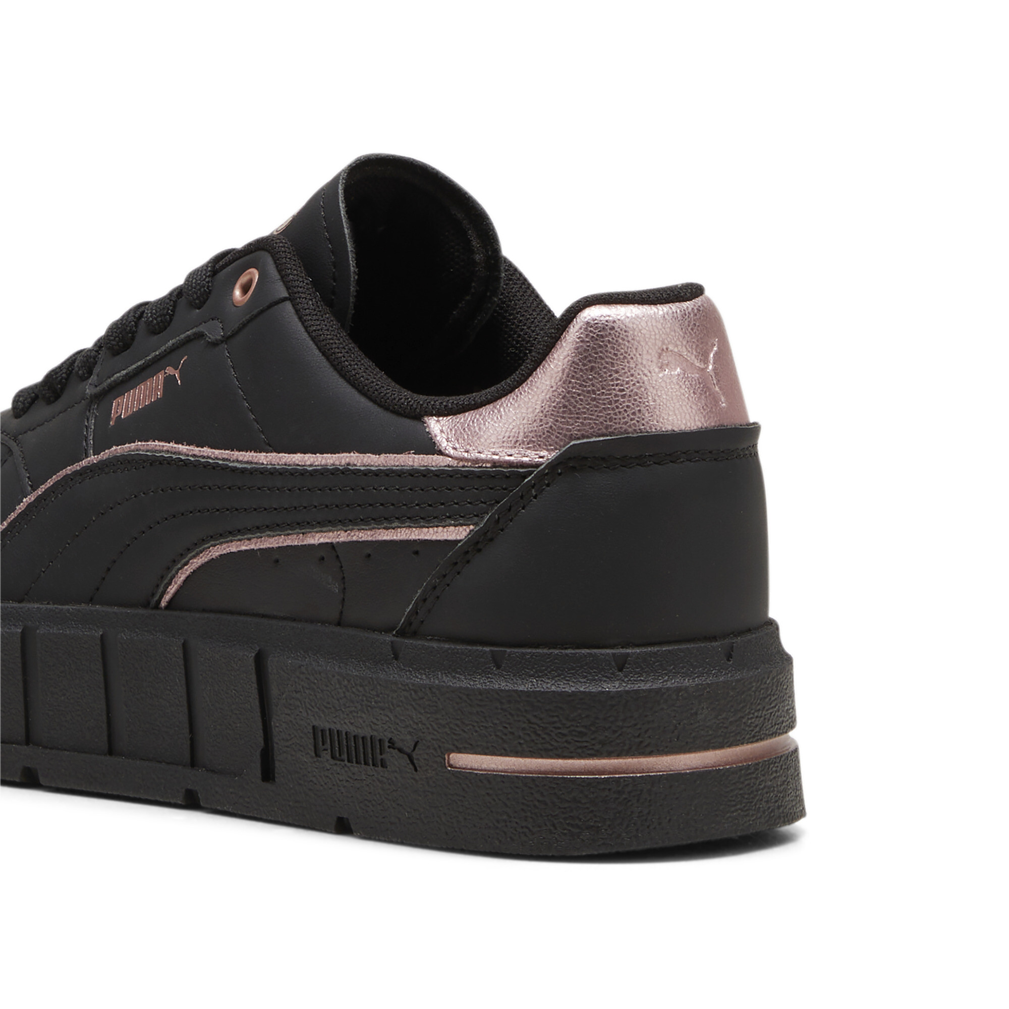 Women's PUMA Cali Court Metallic Sneakers In Black, Size EU 41