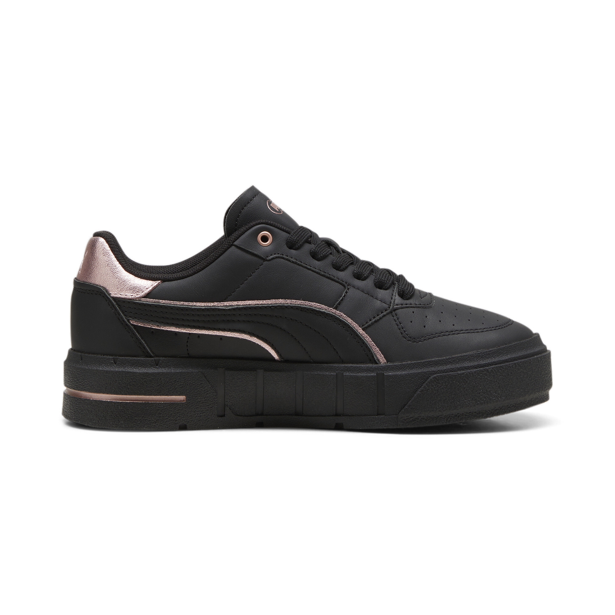 Women's PUMA Cali Court Metallic Sneakers In Black, Size EU 41