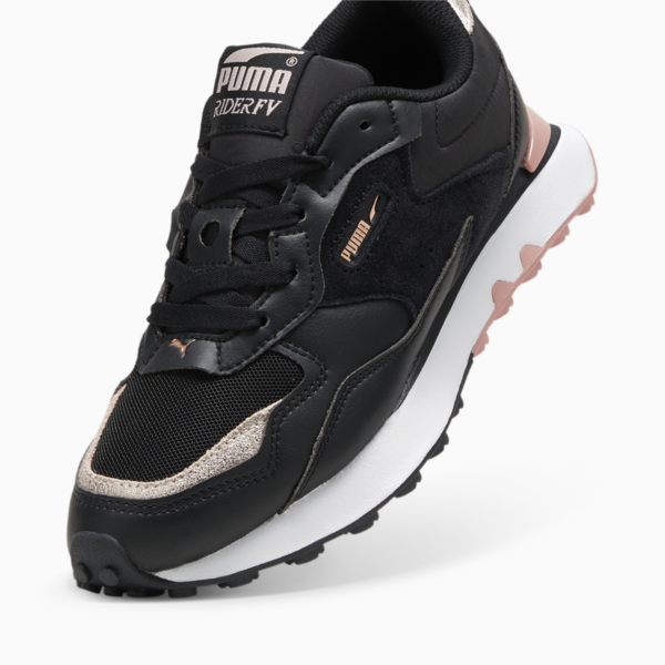 Rider FVW Glam Women's Sneakers, PUMA Black-Rose Gold, large-ZAF