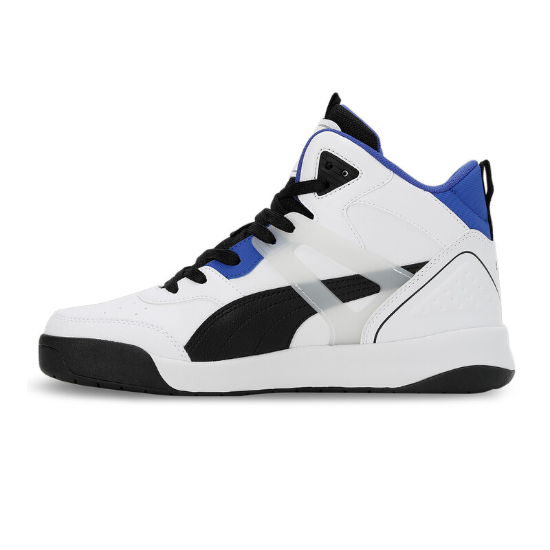 

PUMA X1DER Backcourt Mid Unisex Sneakers, White/black/blue