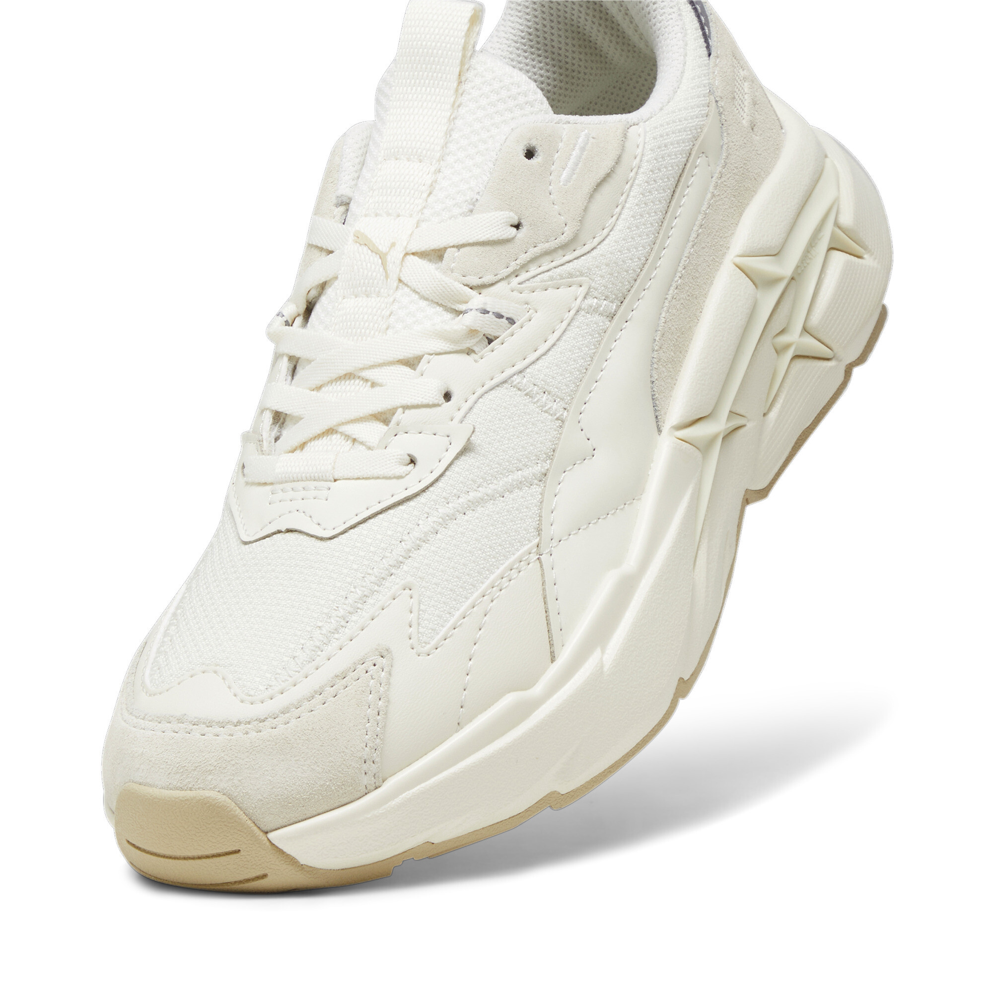 Women's PUMA Spina NITRO Tonal Sneakers In White, Size EU 35.5