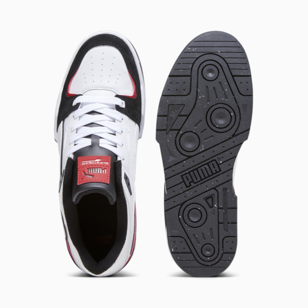 Slipstream Basketball Mix Sneakers, PUMA White-PUMA Black, large-ZAF