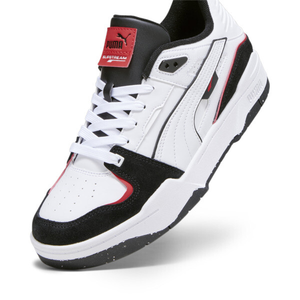 Slipstream Basketball Mix Sneakers, PUMA White-PUMA Black, large-ZAF