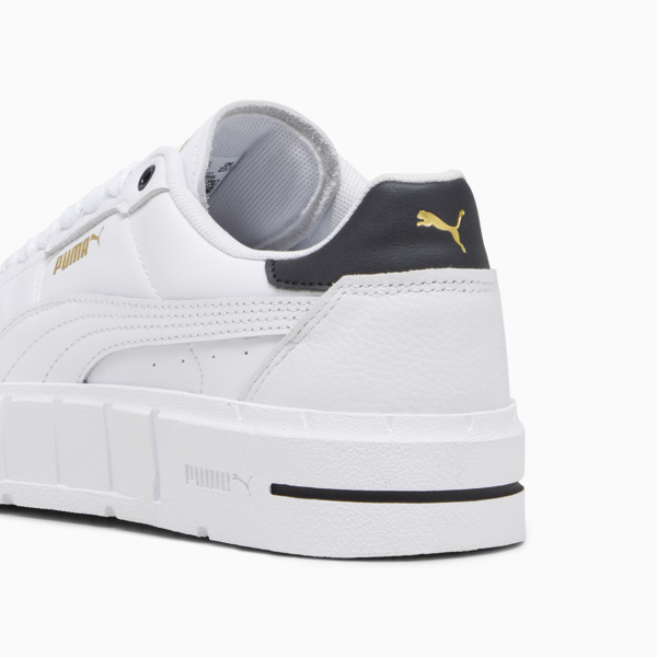 PUMA Cali Court Leather Women's Sneakers, PUMA White-PUMA Black, large-MEX