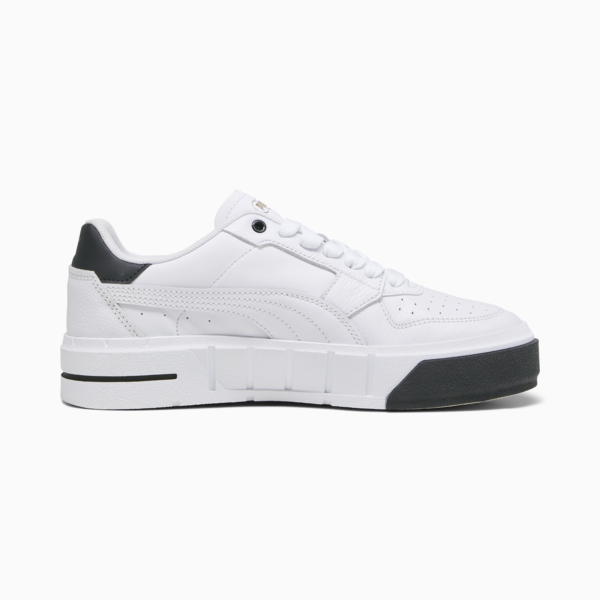 PUMA Cali Court Leather Women's Sneakers, PUMA White-PUMA Black, large-MEX
