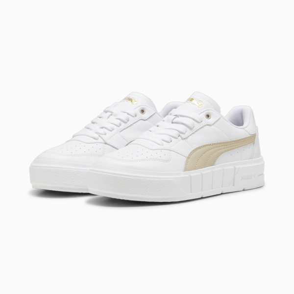 PUMA Cali Court Leather Women's Sneakers, PUMA White-Putty, large-ZAF
