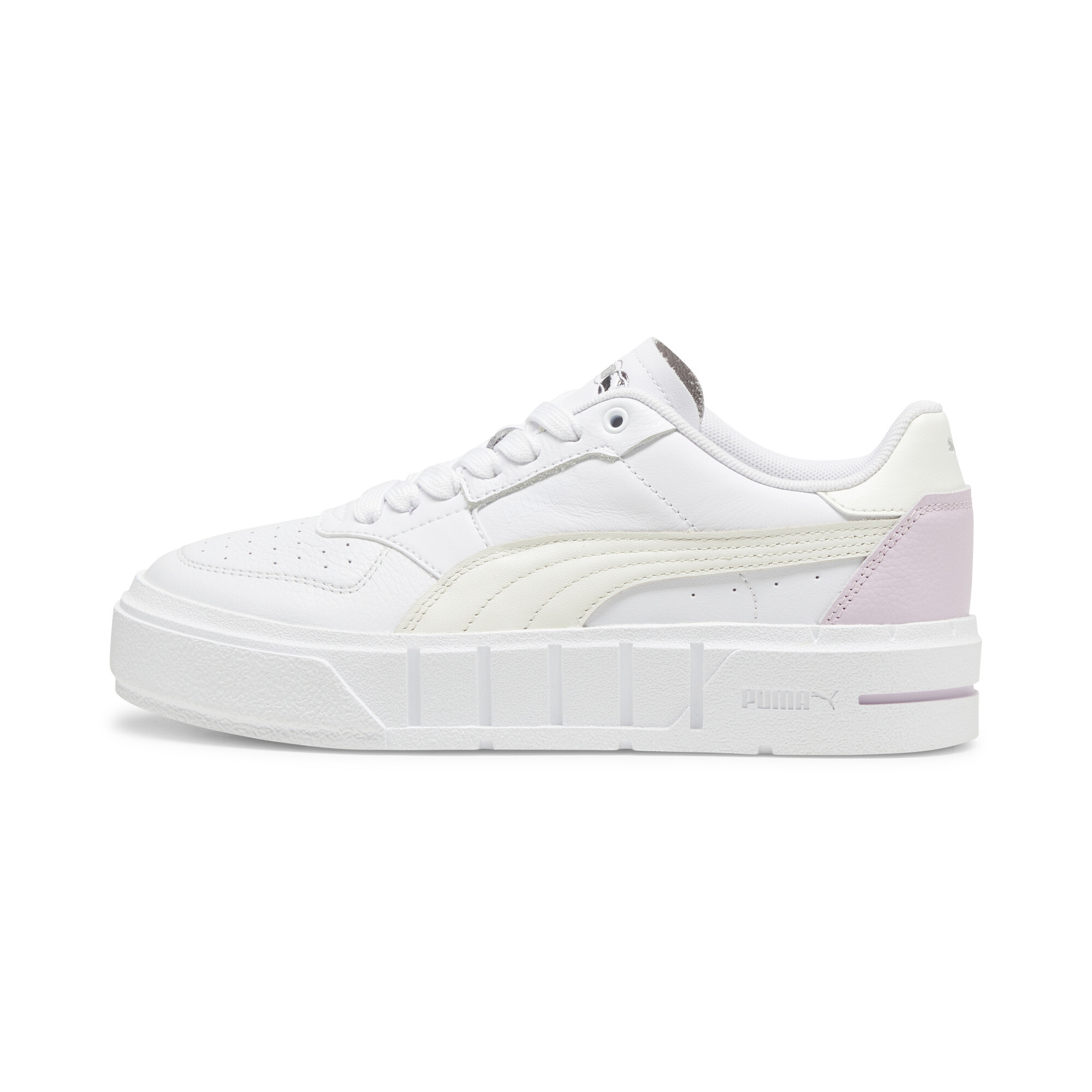 Women's PUMA Cali Court Leather Sneakers In White, Size EU 42