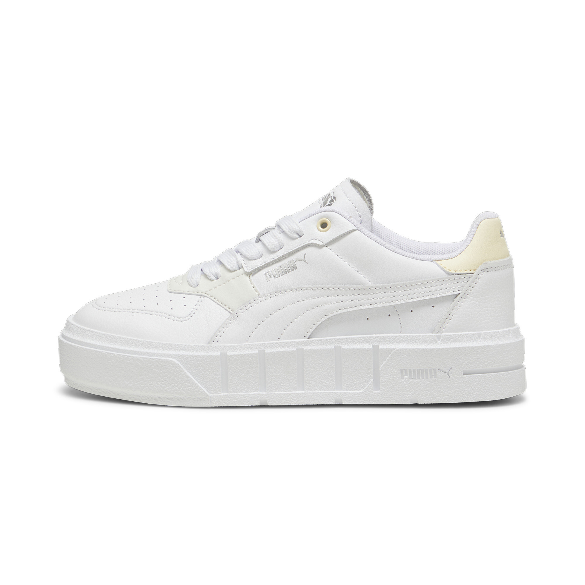 Women's Puma Cali Court Leather's Sneakers, White, Size 38, Shoes