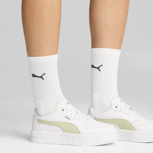 PUMA Cali Court Leather Women's Sneakers, PUMA White-Cool Cucumber, large-ZAF