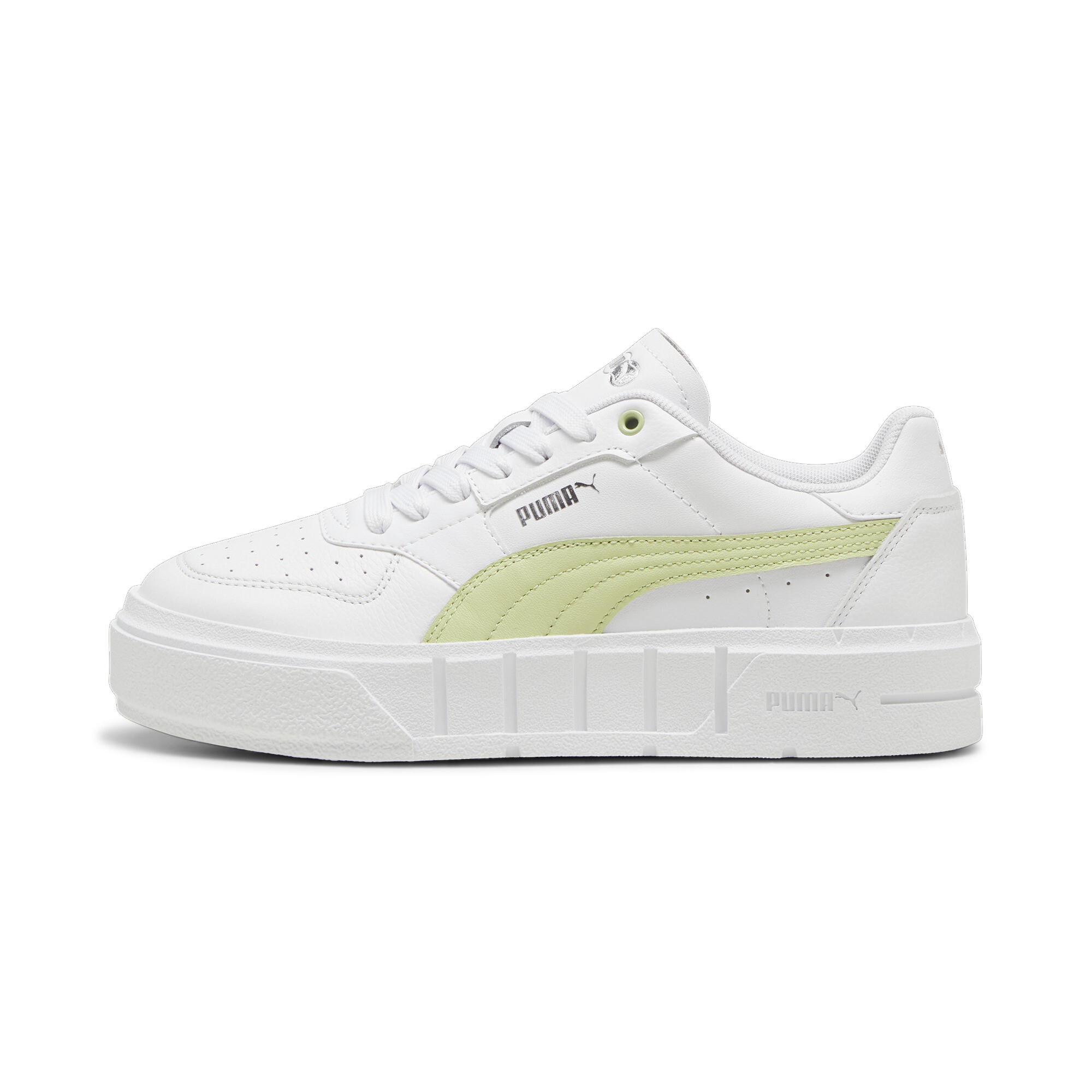 Women's Puma Cali Court Leather's Sneakers, White, Size 37, Shoes