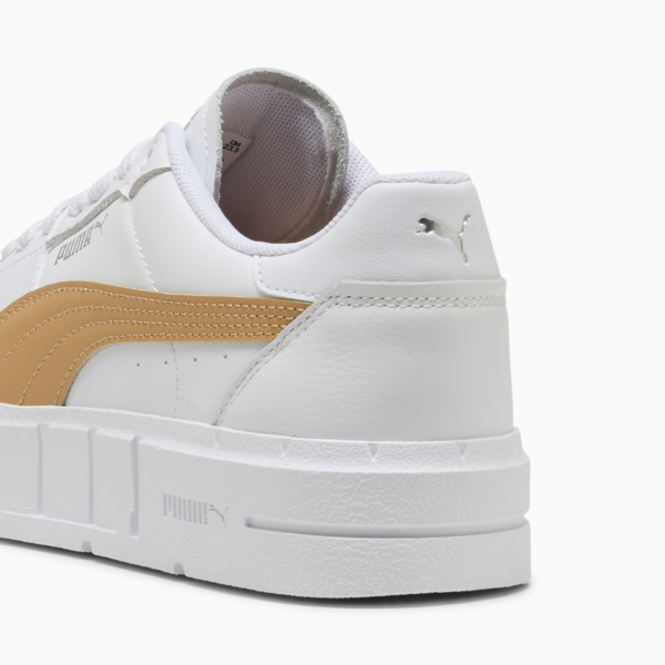PUMA Cali Court Leather Women's Sneakers, PUMA White-Warm Beige, large-MEX
