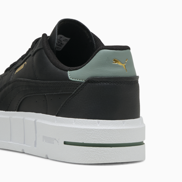Zapatillas Cali Court Cuero para mujer, PUMA Black-Green Moon, large-ARG