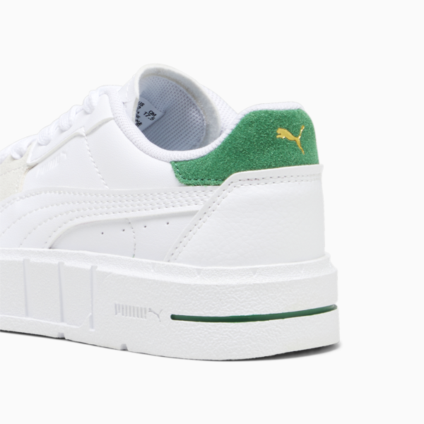 Cali Court Match Kids' Sneakers, PUMA White-Archive Green, large-ZAF