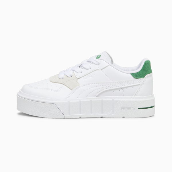 Cali Court Match Kids' Sneakers, PUMA White-Archive Green, large-ZAF