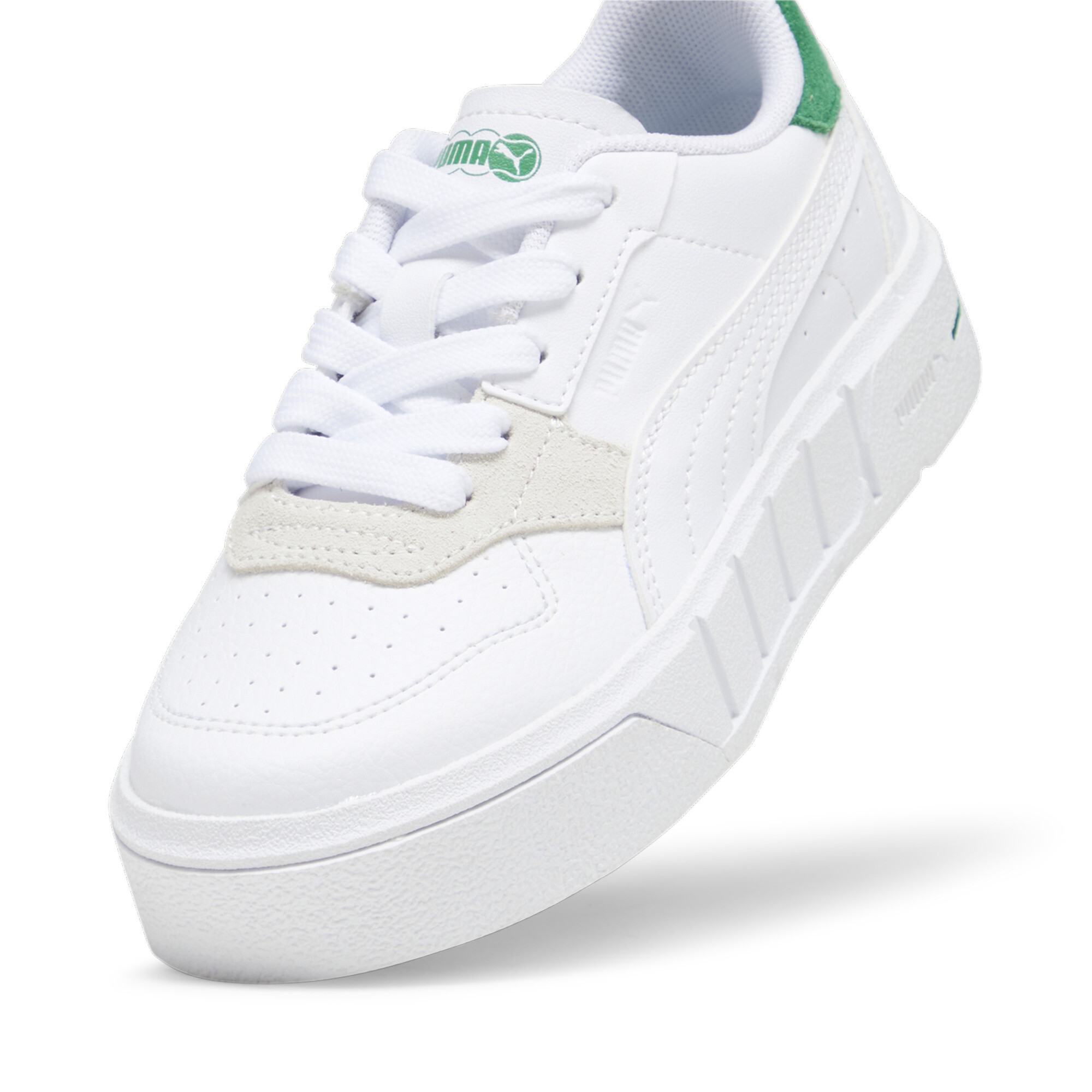 Kids' PUMA Cali Court Match Sneakers In White, Size EU 29
