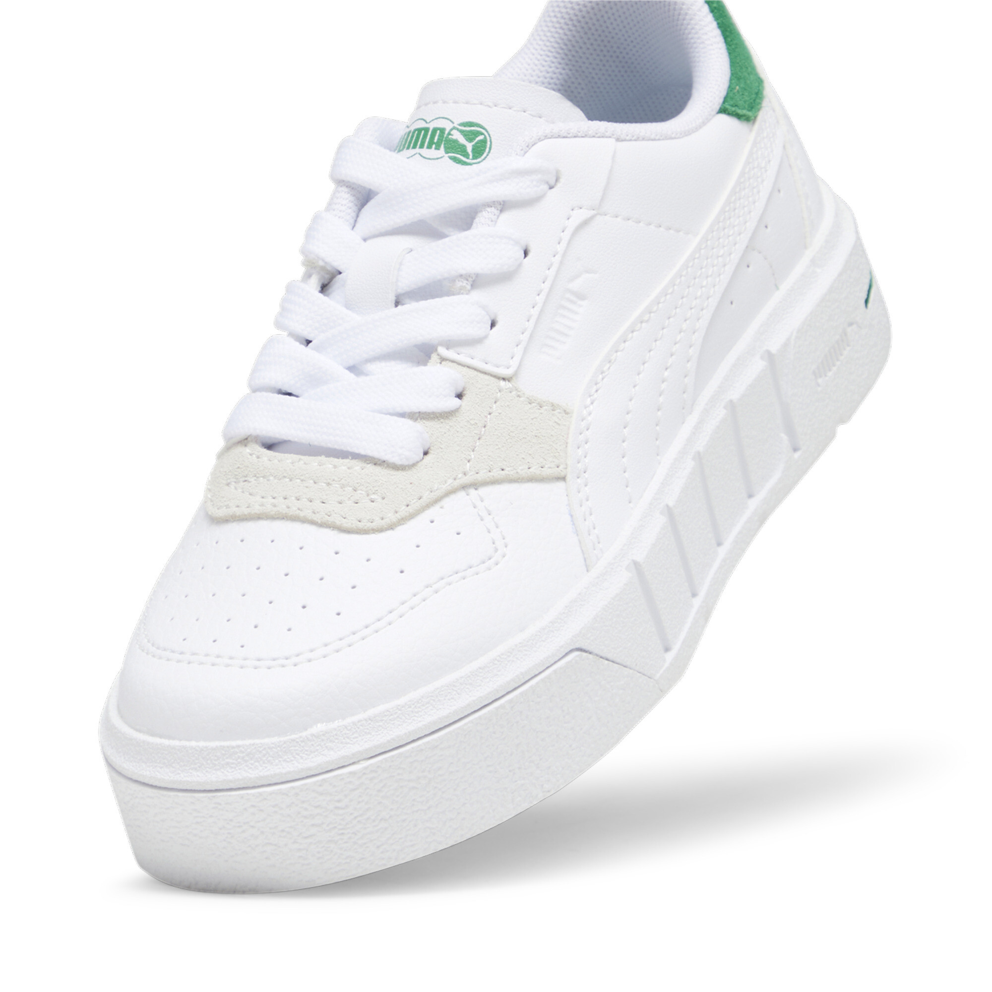 Kids' PUMA Cali Court Match Sneakers In White, Size EU 33