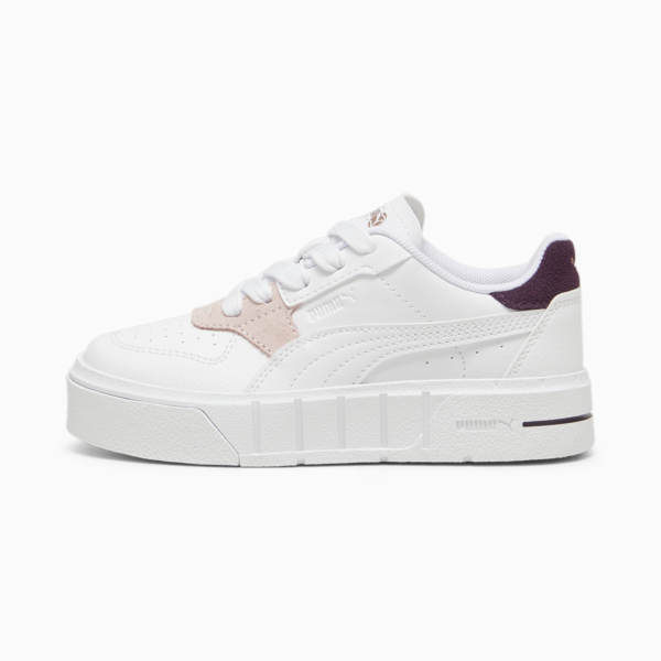 Cali Court Match Kids' Sneakers, PUMA White-Midnight Plum, large-ZAF