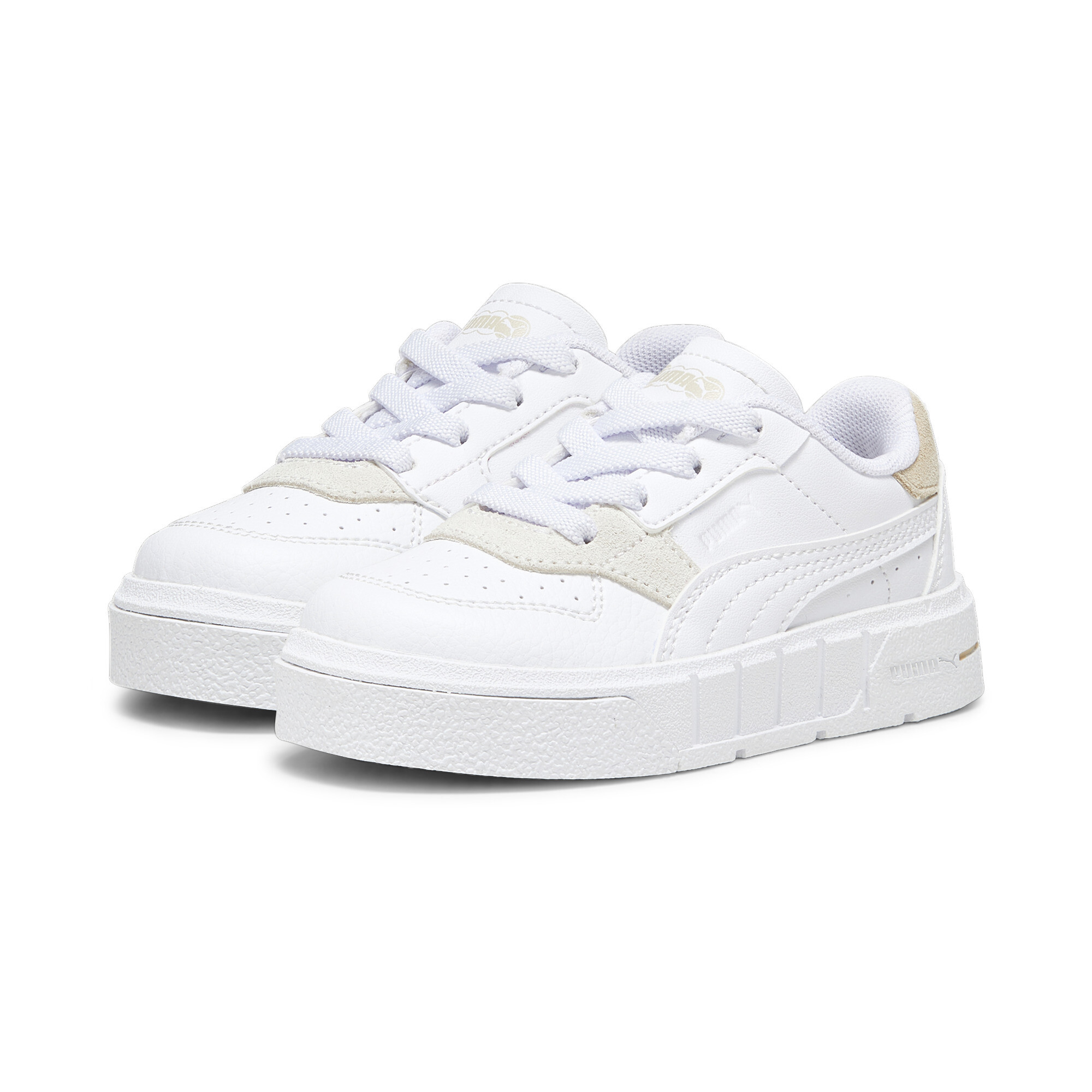 Women's Puma Cali Court Match Toddlers' Sneakers, White, Size 27, Shoes