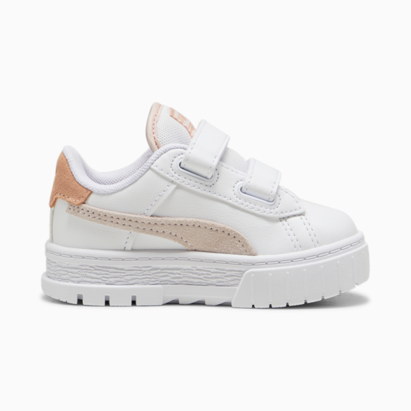 Mayze Crashed Toddlers' Sneakers, PUMA White-Island Pink, large-ZAF