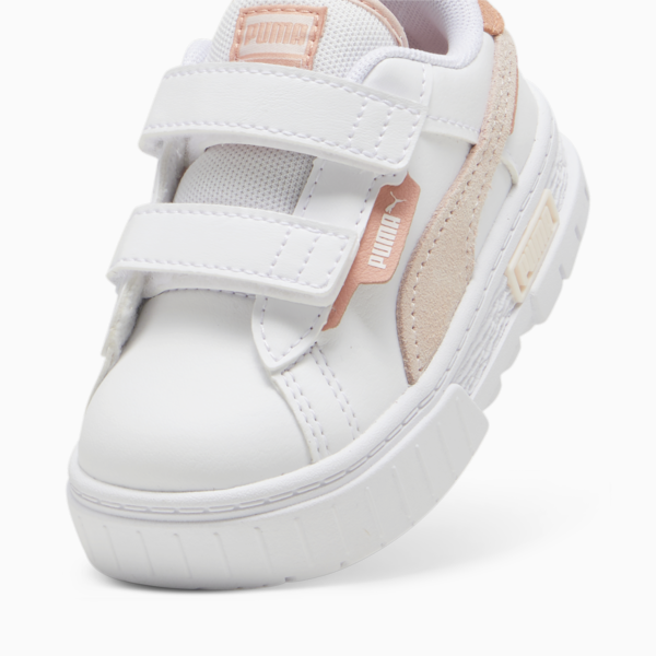 Mayze Crashed Toddlers' Sneakers, PUMA White-Island Pink, large-ZAF