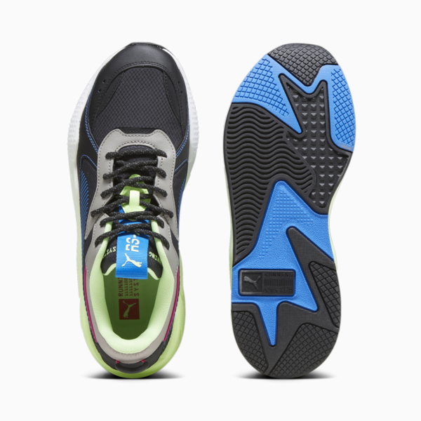 RS-X Underground Drift Sneakers, PUMA Black-Speed Green, large-ZAF
