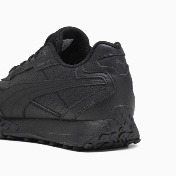 Blktop Rider Leather Sneakers, PUMA Black-Shadow Gray, large-MEX