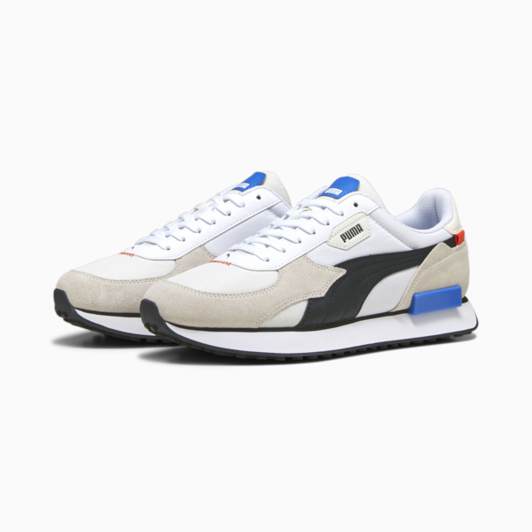 Future Rider Override Sneakers, PUMA White-Frosted Ivory, large-ZAF