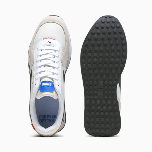 Future Rider Override Sneakers, PUMA White-Frosted Ivory, large-ZAF