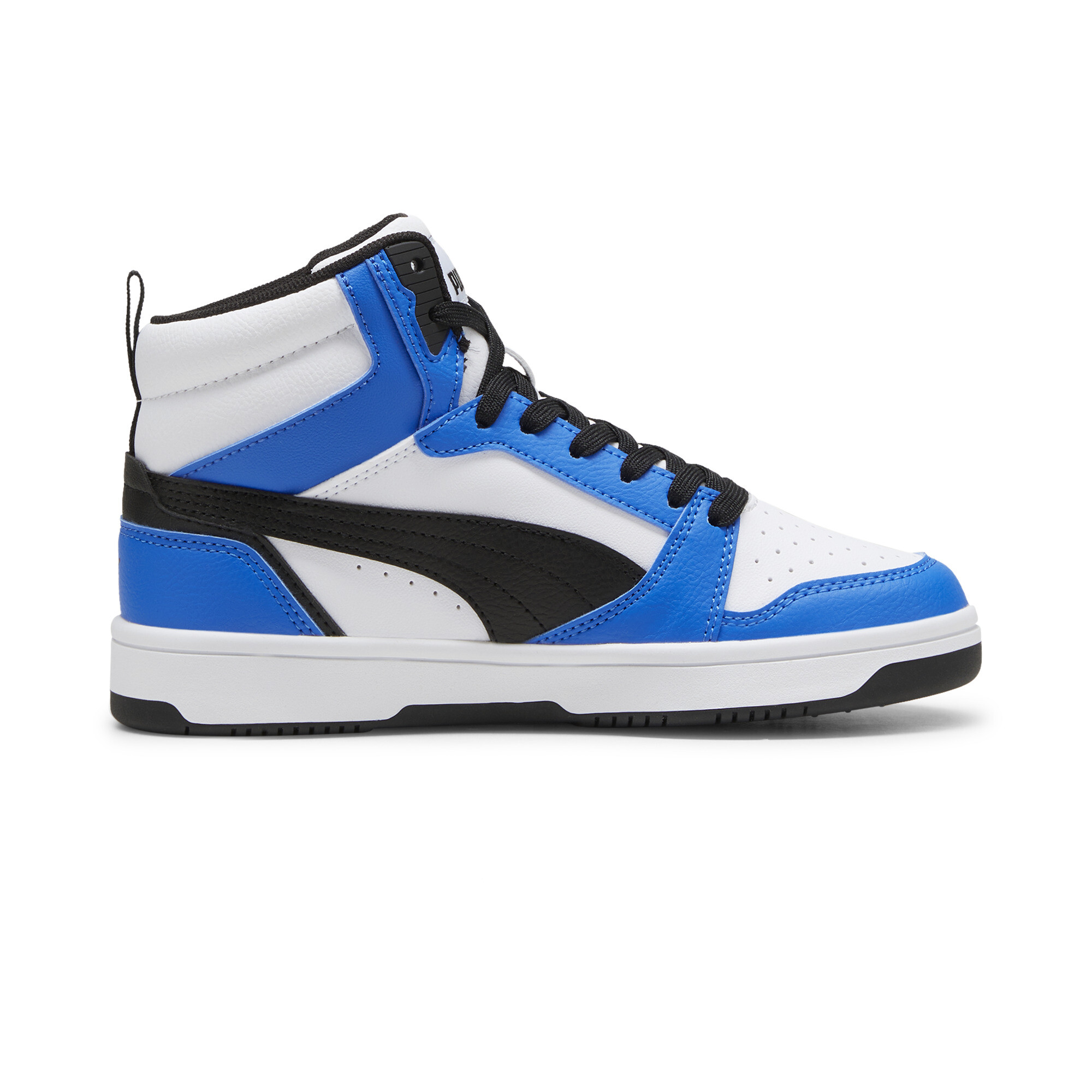 PUMA Rebound V6 Mid sneakers, Blauw/Zwart/Wit, Maat 36 thumbnail 3