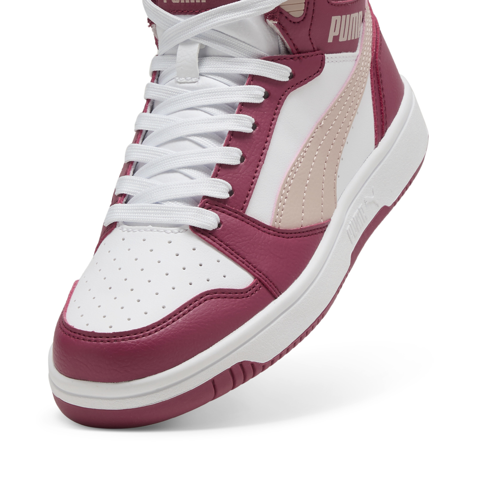 PUMA Rebound V6 Mid sneakers, Roze/Wit