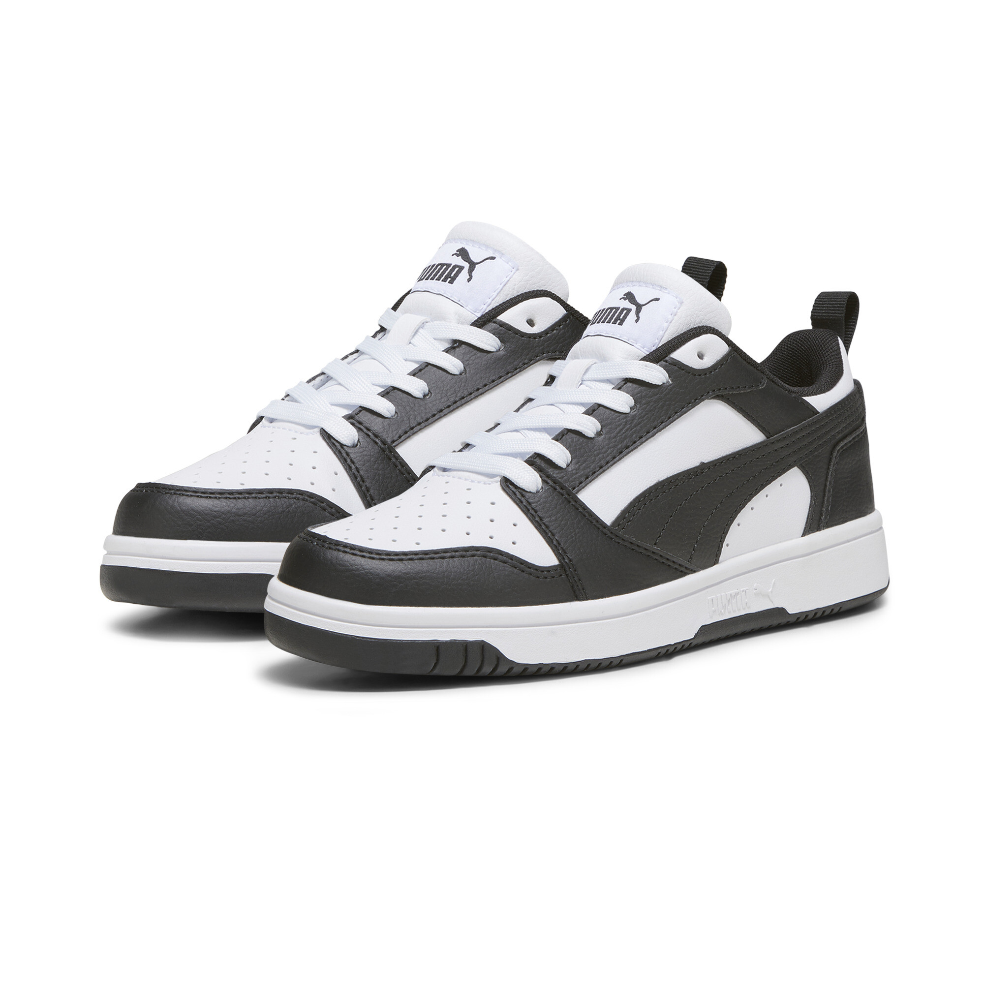 PUMA Rebound V6 Lo sneakers, Zwart/Wit, Maat 37 thumbnail 6