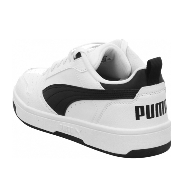 Rebound V6 Lo Youth Sneakers, PUMA White-PUMA Black-PUMA Black, large-ZAF