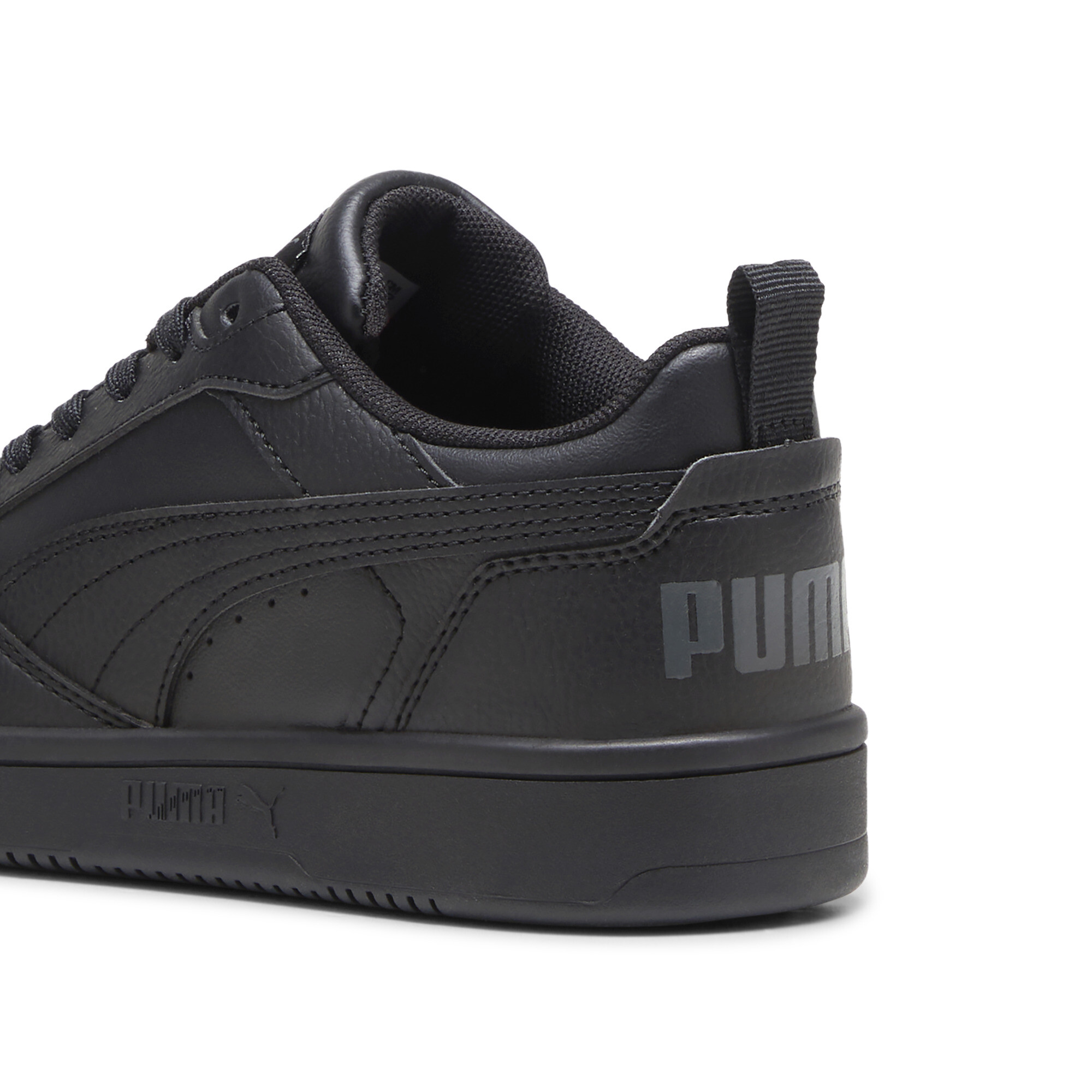 Puma Rebound V6 Lo Youth Sneakers, Black, Size 36, Shoes