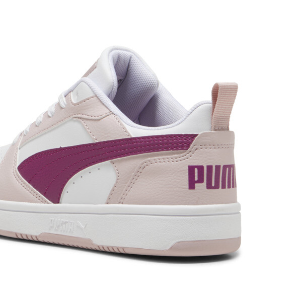 Rebound V6 Lo Youth Sneakers, Mauve Mist-Magenta Gleam-PUMA White, large-ZAF