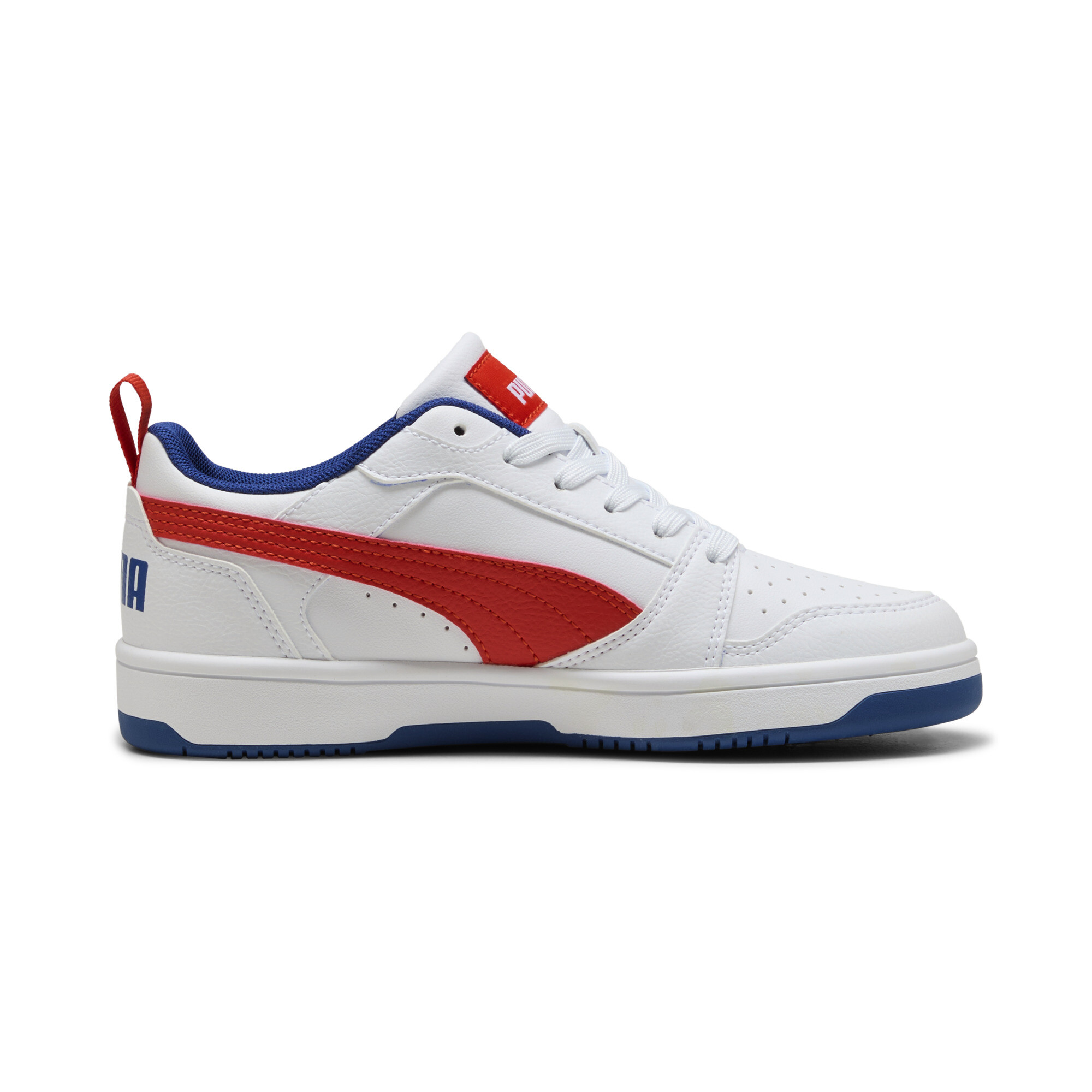 PUMA Rebound V6 Lo sneakers, Blauw/Rood/Wit, Maat 38,5 thumbnail 3