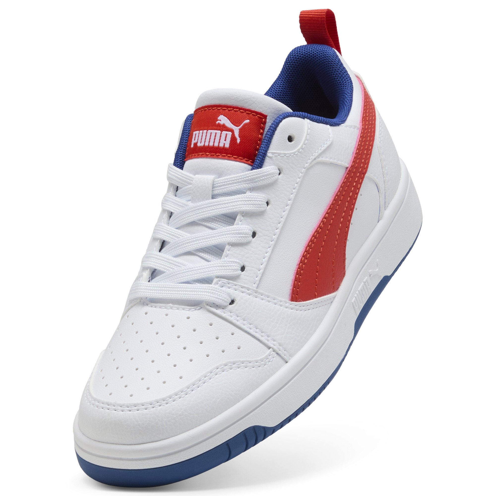 PUMA Rebound V6 Lo sneakers, Blauw/Rood/Wit, Maat 38,5 thumbnail 2