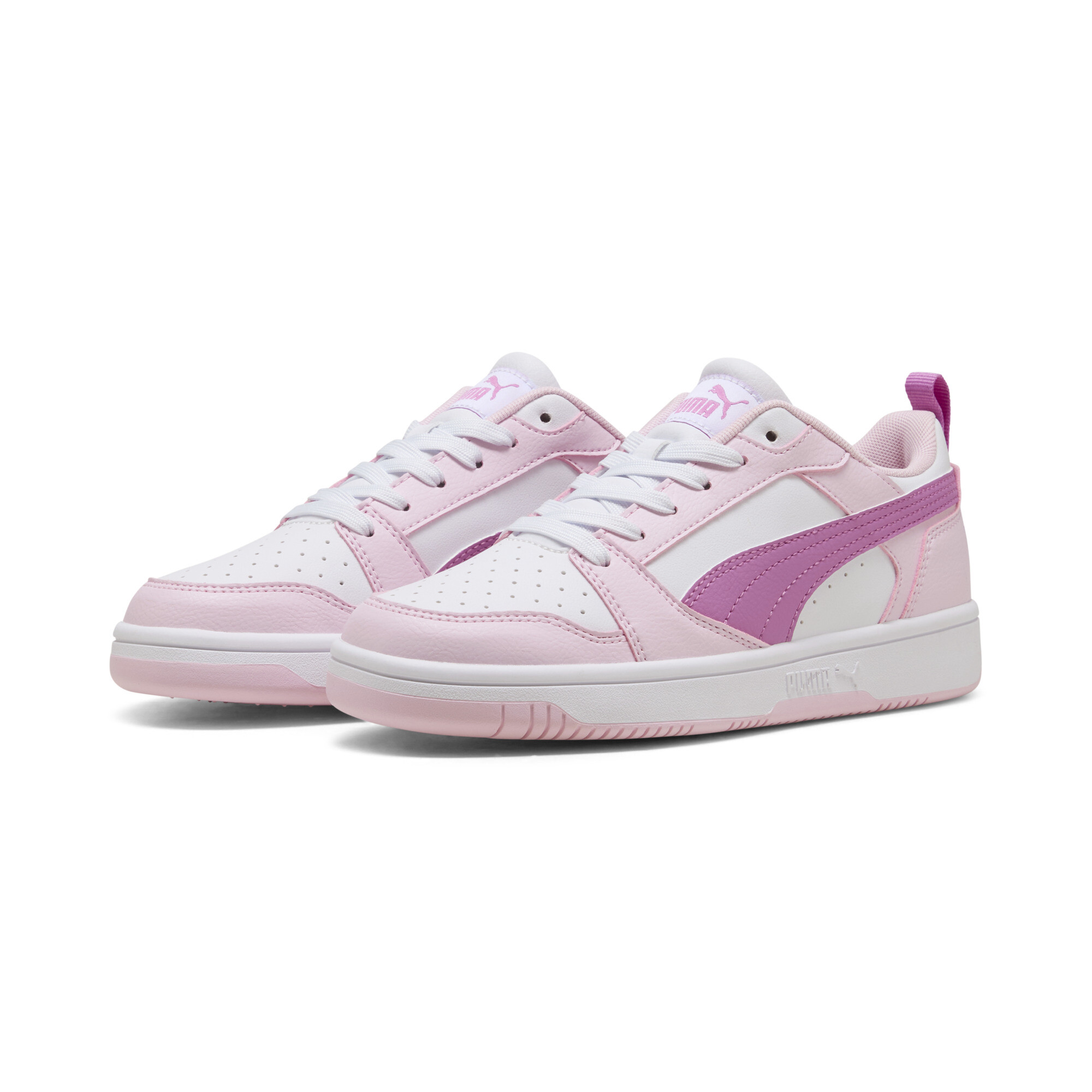 PUMA Rebound V6 Lo sneakers, Roze/Wit, Maat 37,5 thumbnail 6